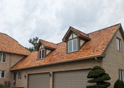 Cedar shake roof installation — Highland Park, IL