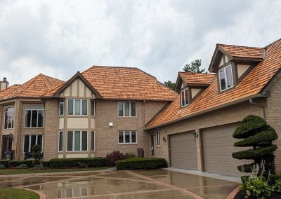 Cedar shake roof installation — Highland Park, IL