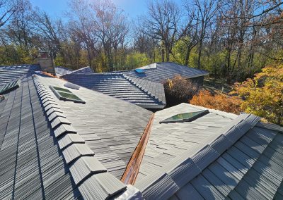 DaVinci synthetic slate roof installation — Bannockburn, IL