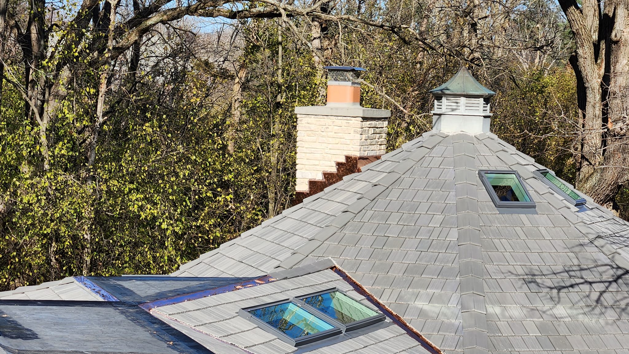 DaVinci synthetic slate roof installation — Bannockburn, IL